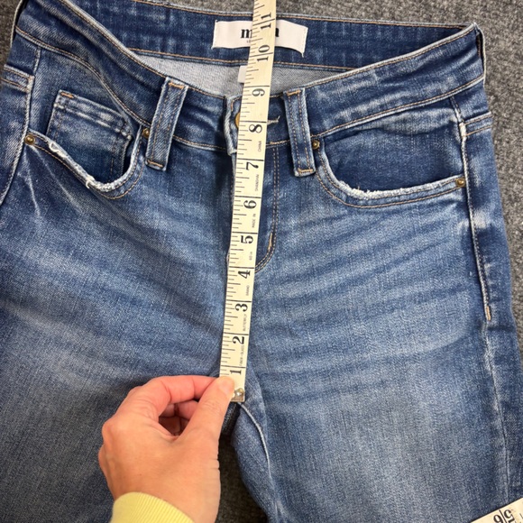 MICA Women’s Denim Straight leg split hem Jeans size: 24 - Picture 4 of 8